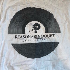 Jay-z Reasonable Doubt 20th Anniversary Tee